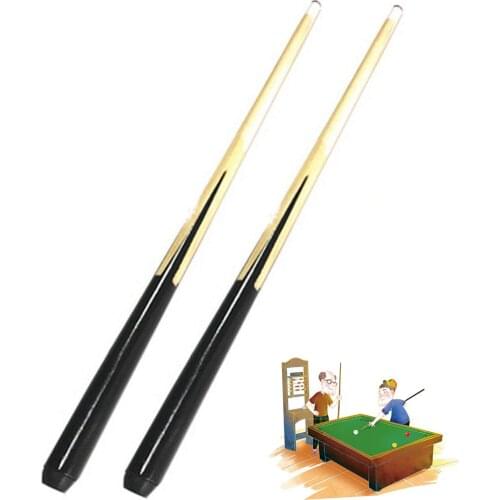 2Pcs 50cm Billiard Cue for Kid Billiard Shaft Wooden Pool Cue Stick Entertainment Snooker Billiard Tool