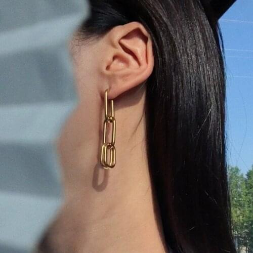 GorGor Women Chunky Punk Metal Necklace Fashion Heavy Chain Collar Choker Bracelet Set Women Gift DKE-1369