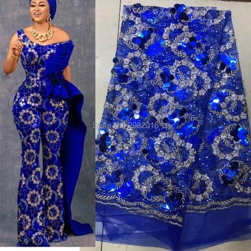 Hot sale African Lace Fabric 2020 High Quality Tulle Lace DYZP1130 Dress For Women Embroidery Beaded Lace Net French Lace Fabric