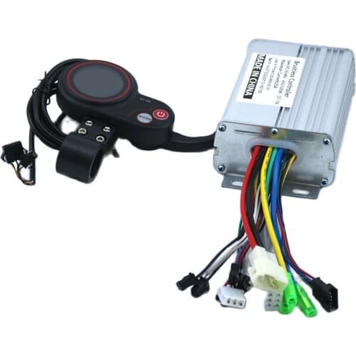 GREENTIME 36V/48V/52V/60V 500W 25A BLDC Electric scooter controller E-bike brushless driver and smart LCD Display one set