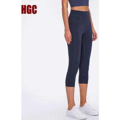 HGC Yoga Pants Women High Waist Double-sided Professional Fitness Shorts Leggings Quick-dry Sexy Gym Workout Butt Lifting Tights