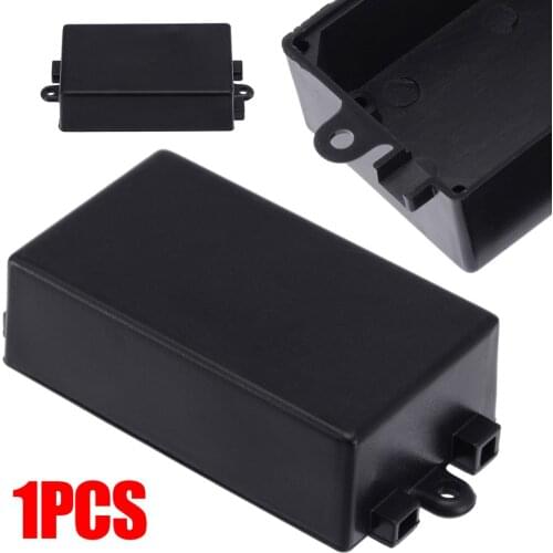 Black Plastic Enclosure Box Waterproof Electronic Project Instrument Case 65x38x22mm/82x52x35mm/90x70x28mm/100x60x25mm