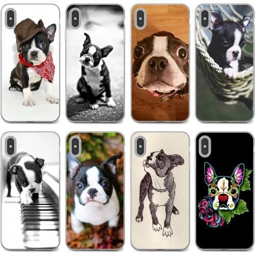 For Huawei Nova 2 2i 3 3i Y3 Y5 Y6 Y7 Y9 Prime 2015 2016 2017 2018 2019 Soft TPU Cover boston-terrier-pet-dog-puppies