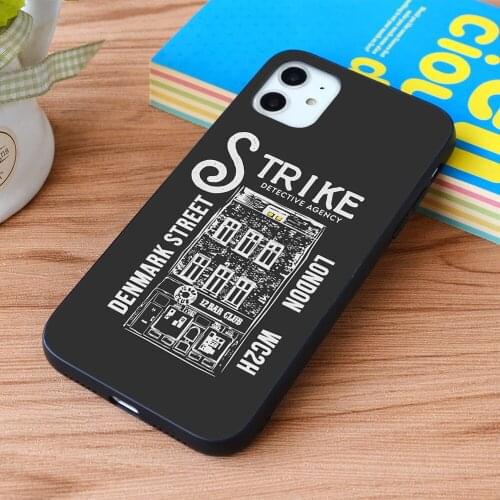 For iPhone Cormoran Strike Soft TPU border Apple iPhone Case