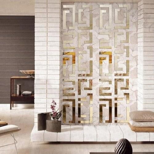 Tv background wall crystal 3d wall stickers mirror acrylic home decoration waistline stickers,big mirror wall stickers 50*200cm