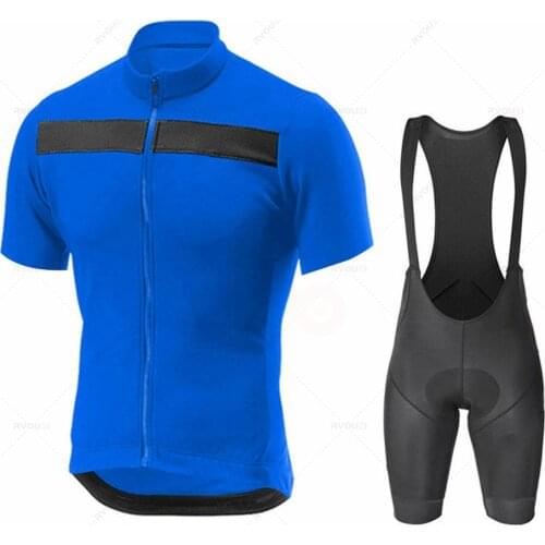 2021 New Mavic Team Cycling Jersey Kit Bicycle Short Sleeve Maillot Ciclismo Men Bike Bib Shorts Clothes Cycling Sets Clothing