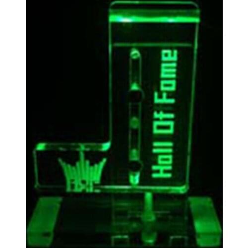 New Green LED HIS For Holl Of Fome Graphics Cards Stand Support Logo Custom (Please Leave a Message Provide Picture and Color)