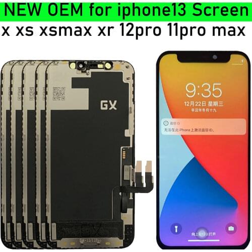 Soft Oled LCD Display Replacement For iPhone 12 pro max 11 pro max 12 mini X XR Xs max With 3D Touch Digitizer LCD Screen