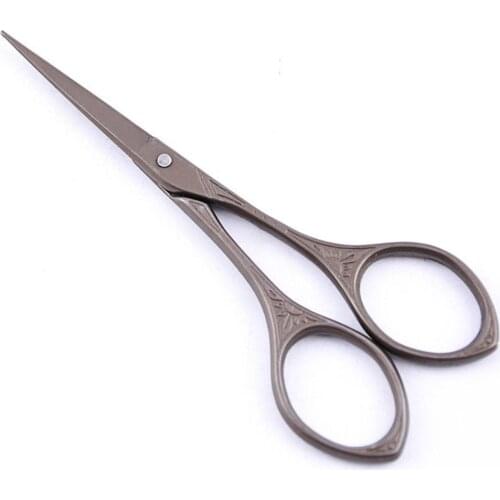 Pointed Tip Long cross stitch Retro Vintage Antique Fine Sewing Tailor scissor handicraft DIY Household Fabric cut trim shear