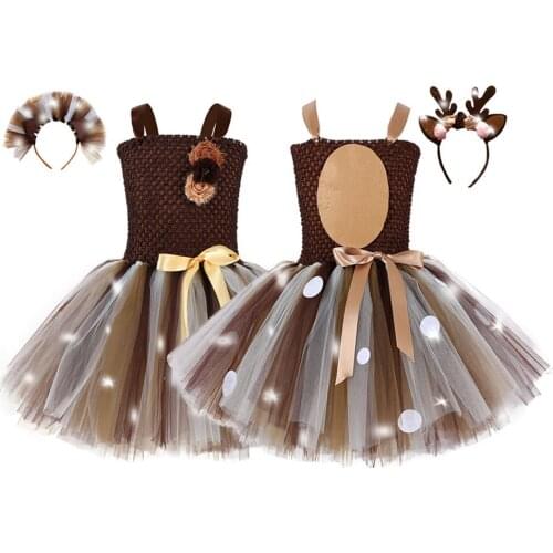 Girl Unicorn Dresses For Girls Tutu Princess Party Dresses With LED Lights Flower Birthday Party Cosplay Costume Girls Clothing