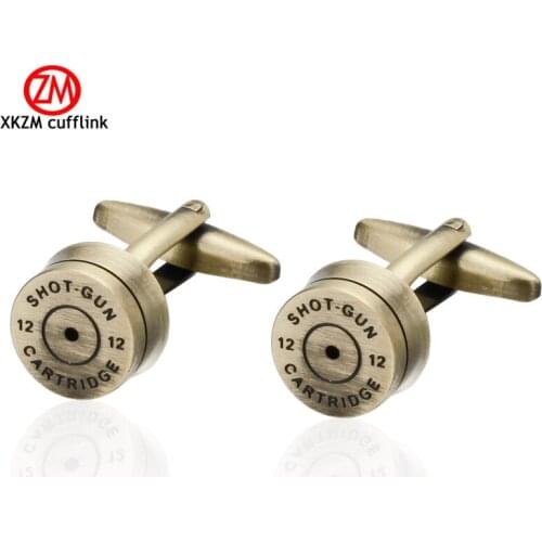 Luxury Mens Cufflinks Cuff Links For Wedding Mens Shirt Cufflinks Copper bullet Mens Suit Brand Cufflinks For Mens