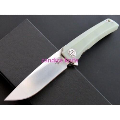 3 Colors CH3002 Flipper Folding Knife D2 Blade G10 Handle Ball Bearings Camping Hunting Tactical Survival Knives EDC Multi Tool
