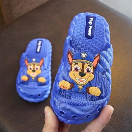 Children Disney2021 summer cool slippers baotou thick bottom anti-slip household indoor cute baby infant bathroom slippers