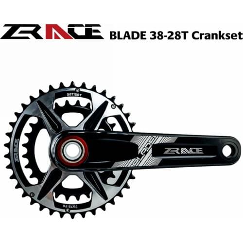 ZRACE BLADE 2 x 10 11 12 Speed Crankset Eagle Tooth for MTB XC / TR / AM 170 / 175mm,38-28T, BB68/73 Chainset
