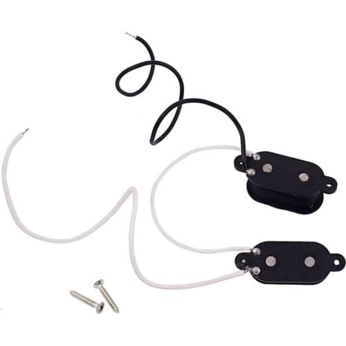 1 Set Bass Pickup 4 String Prime Black Durable Pickup for Guitar