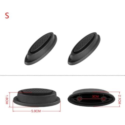 D0UD 1Pair Replacement Plastic Stud Luggage Feet Pads for Luggage Bags Suitcase Stand Feet