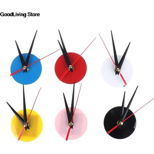 1 PC DIY Wall Clock Quartz Needle 3D Acrylic Wall Clock Cross Stitch Movement Dial Accessories Watch Core Home Decor