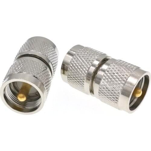 10pcs UHF PL259 Male To UHF PL259 Male RF Adapter Connector