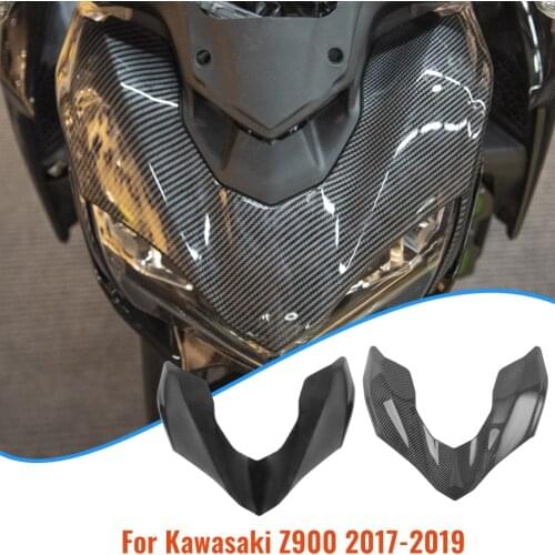 2018 Z900 Motorcycle Headlight Cover Front Beak Nose Cone Extension Extender Fairing for Kawasaki Z900 2017-2019 Accessories