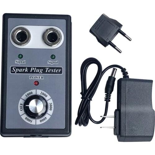 Ignition Plug Analyzer Vehicle Detector with Adjustable Double Hole Light Car Spark Plug Tester