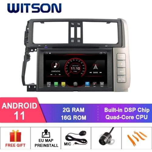 WITSON Android 10.0 car dvd player for TOYOTA PRADO 150 car gps navigation system link/DAB/OBD/TPMS/DVR/Wifi/3G/4G support