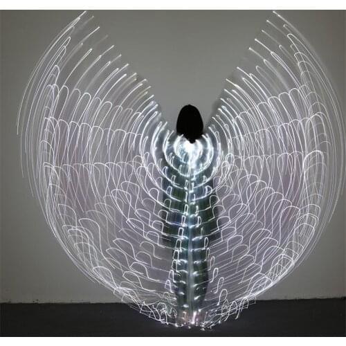 BC39 Party evening led dress ballroom dance singer wears cloak led costumes wings luminous light women cloth dancer stage show