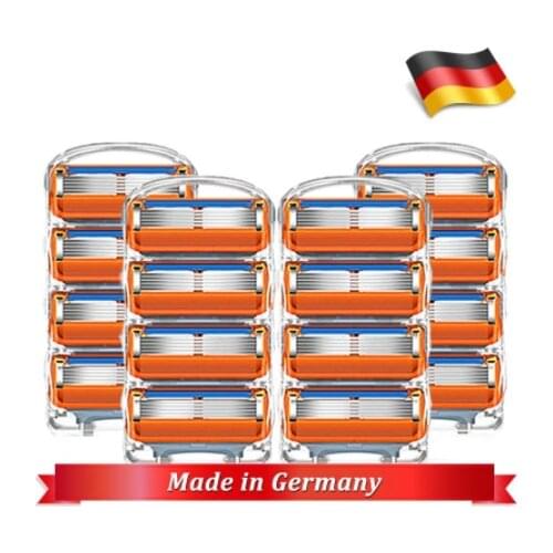 Razor Blade For Men Face Care 5 Layers Shaving Cassette Stainless Steel Safety Blades Suit For Gillette Fusion5 Holder New