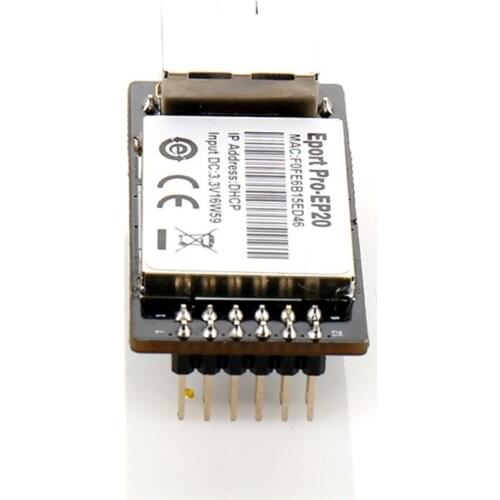 CEANDDEAR eport Pro-EP20 Linux Servidor Red Red Series TTL and Ethernet Module Integrado DHCP 3.3 V TCP IP Telnet Wifi Modules