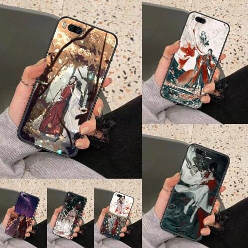Tian Guan Ci Fu Phone case For Xiaomi Mi Max Note 3 A2 A3 8 9 9T 10 Lite Pro Ultra black pretty prime tpu coque silicone