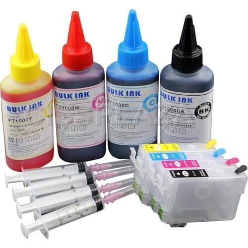 CISSPLAZA 1SET Spain T603XL 603XL Refill Ink Cartridge with ARC+dye INK Compatible for Epson WorkForce WF-2835 WF-2850 wf2850