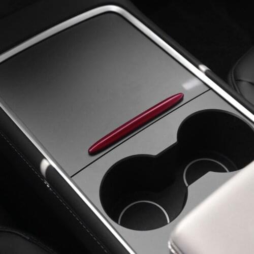 For Tesla Model 3 Y 2021 Central Console Slide Cover Button Protective Cover Car Interior Accessories