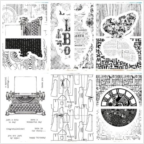 Animal background Clear Stamp Seal DIY Scrapbooking photo Album Decorative Clear Stamp A0706