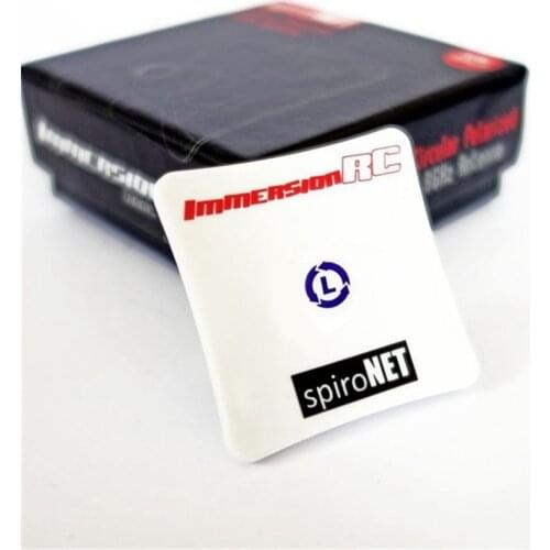 Hot Sale Immersion RC SpiroNet 8dBi LHCP Mini Left Hand Circular Polarized Patch Plate Antenna for FPV Stystems