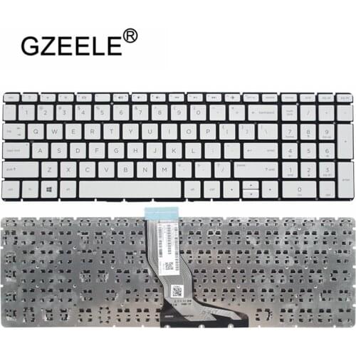 GZEELE NEW For HP 15-cd 15-cd000 15-BS178CL 15-BS188CL 15-BS197CL 15-BS212WM English keyboard US White color