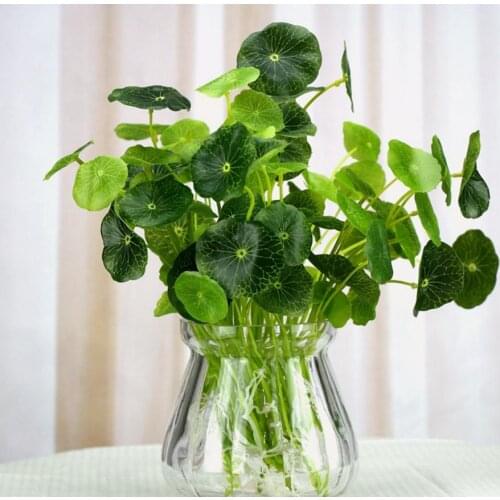 Money grass simulation pots upscale dry lotus flowers simulation flowers fake flowers Juanhua mini decorative money grass