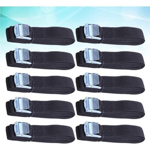 10 Pcs Lashing Straps with Steel Buckle Thick Nylon Quick Release Lashing Straps for Cargo Tie Down Car Roof Rack Luggage Kayak