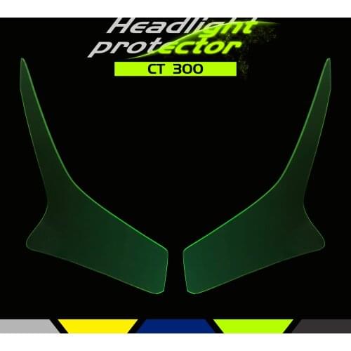 Motorcycle Screen Lens Guard For KYMCO Xciting CT250 CT300 CK250T Acrylic Headlight Protector Cover Headlamp