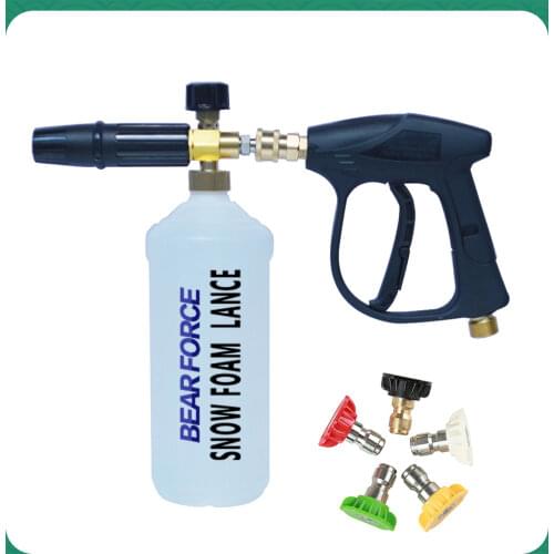 Pressure Washer Foam Gun Kit Car Washer Snow Foam Lance Water Gun Set Power Washer Foam Cannon Soap Gun High Pressure Foam Wash