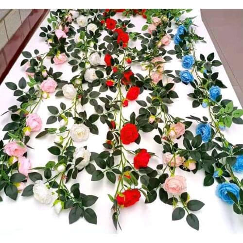 Autumn 28 roses flower head rose artificial flower Christmas wreath wedding home room decoration spring and autumn garden arch D