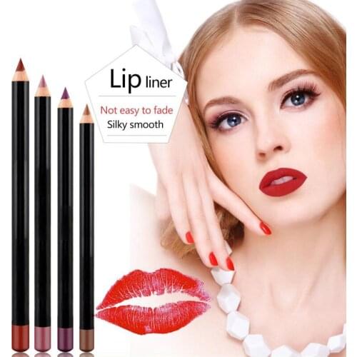 Professional Matte Lip Liner Pencil Waterproof Long Lasting Smooth Natural permanent Makeup Cosmetic positioning Tattoo tool