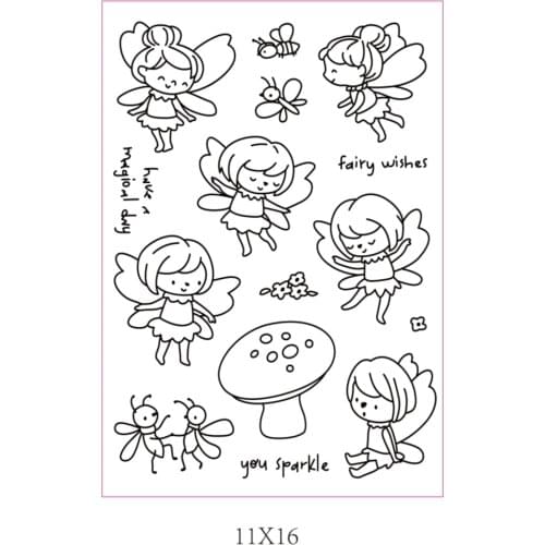 Cherub transparent Clear Silicone Stamp/Seal for DIY scrapbooking/photo album Decorative clear stamp sheets B0686