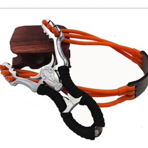 Рогатка Powerful Slingshot Hunting Precision Shooting Catapult Outdoor Hunting Fast Pressing Thick Wrist Rubber Band Slingshot