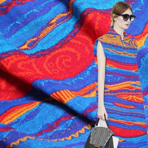 Wide 110cm Good Quality Soft Not Transparent Cotton Fabric Colored Rainbow Stripe Print Fabric Sewing Patchwork Diy Women Dress