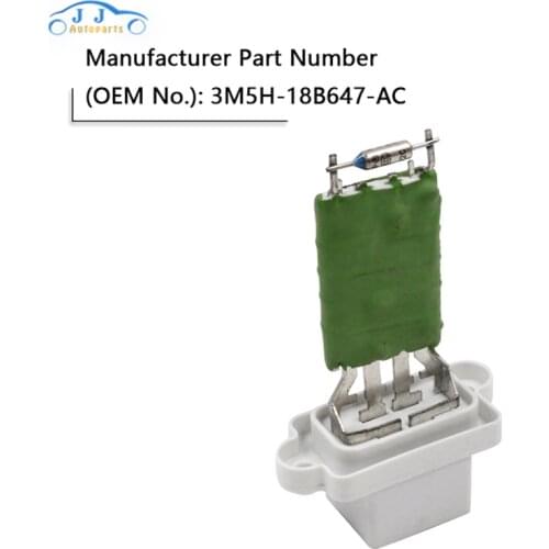 3M5H18B647AC Blower Motor Fan Heater Resistor for Ford Fiesta Focus Mondeo S-Max Galaxy 2002 2003 2004 2005 2006 Onwards 132597
