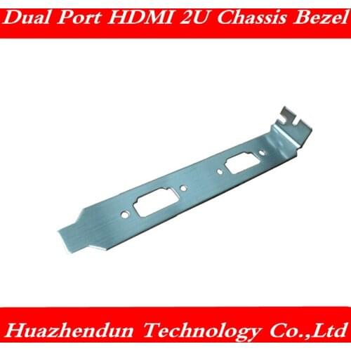 High-quality bezel dual-port HD-MI full-height chassis HD-MI baffle