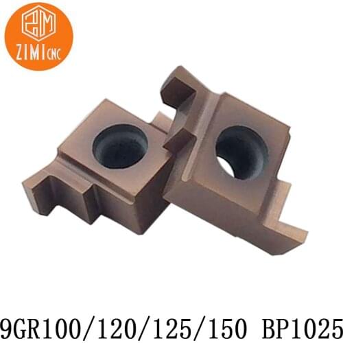 FREE SHIPPING 10pcs 9GR-100 9GR-120 9GR-125 9GR-150 BP1025 Carbide insert Shallow groove small aperture cutting blade