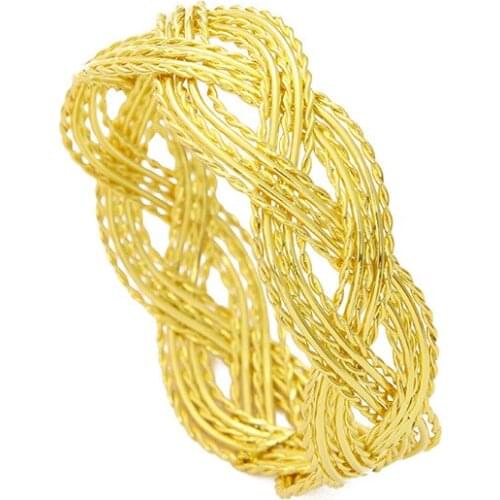 6PCS/Metal wire woven towel ring desktop decorations are used in various festive gatherings and western food occasions