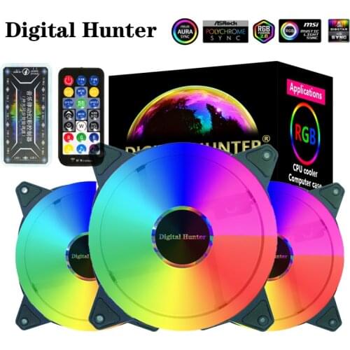 Computer Case PC Fan Adjust ARGB Cooling Fan 120mm Quiet Control AURA SYNC Mute Ventilador Computer Cooler Cooling RGB Case Fans