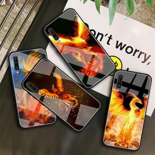 Phoenix Tempered Glass Case For Samsung Galaxy A10S A10E A20S A20E A30S A40 A50S A60 A70 A80 A90 A6 A7 A8 Shell