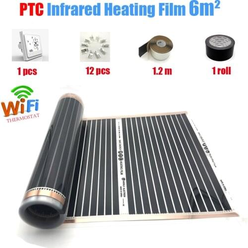 Far Infrared Energy Saving Underfloor PTC Heating Film 220W Wifi Thermostat APP Control